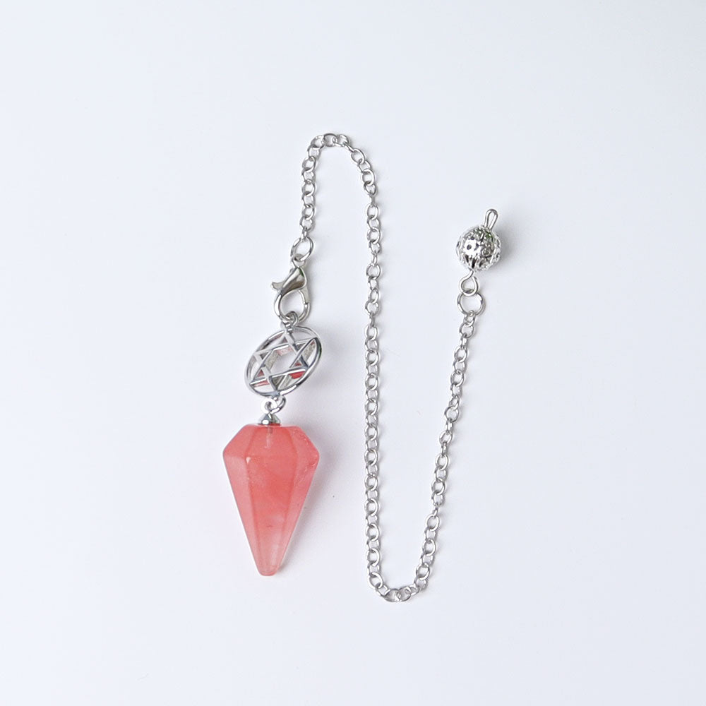 9" Crystal Pendulum Arrow Head - 9 Inch Healing Tool