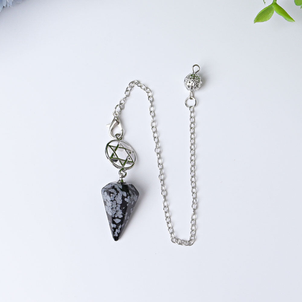 9" Crystal Pendulum Arrow Head - 9 Inch Healing Tool