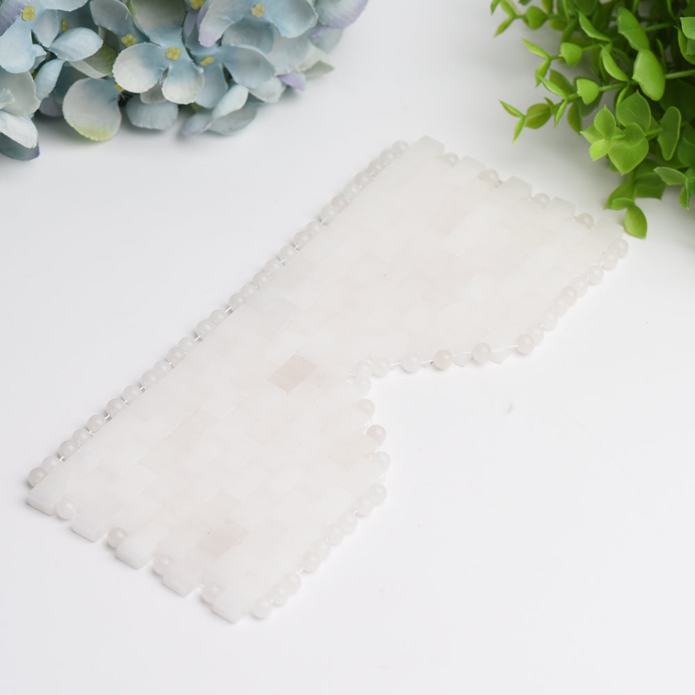 9 Inch Mixed Crystal Healing Eye Mask for Meditation