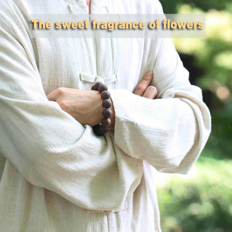 Bracelet en bois d'agar 9 points | Sons de guérison