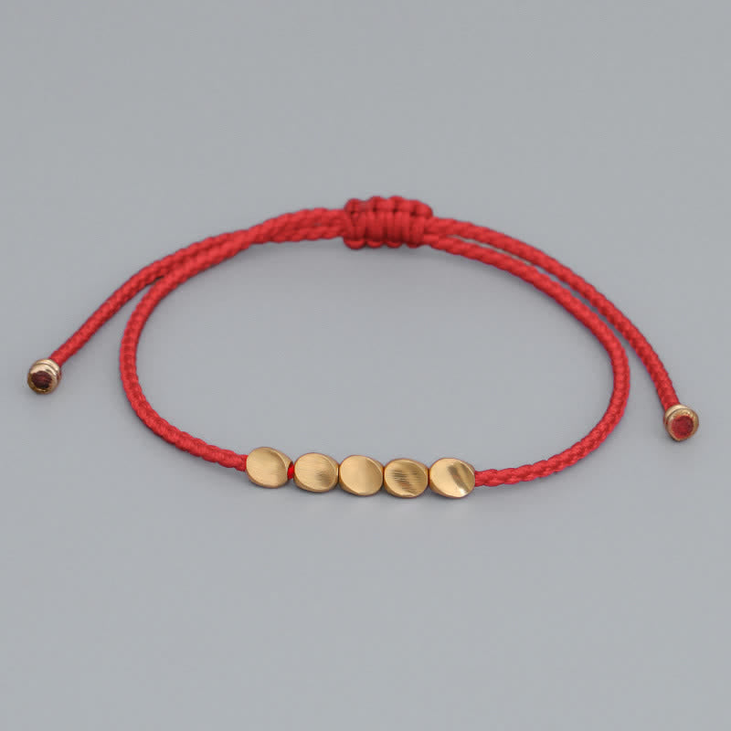Copper Red String Bracelet | Feng Shui Luck & Protection