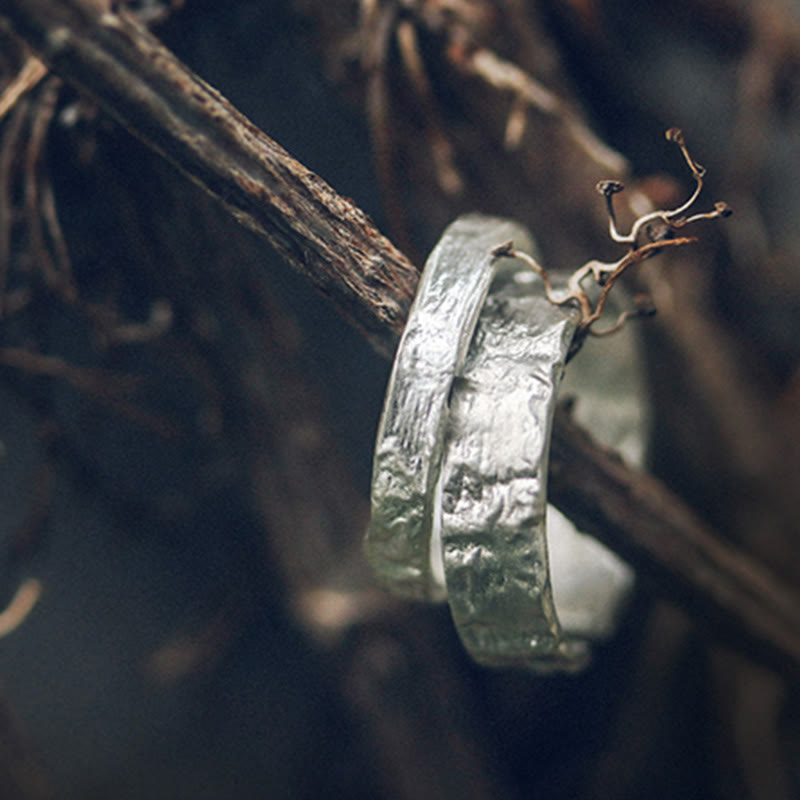 Bague de couple en argent sterling 925 | Protection spirituelle