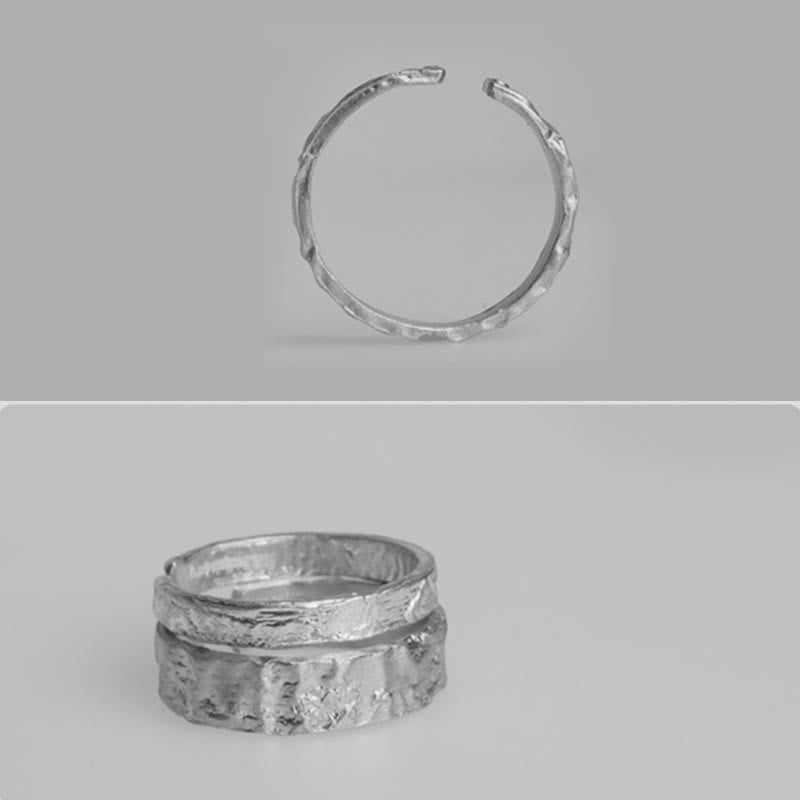 Bague de couple en argent sterling 925 | Protection spirituelle