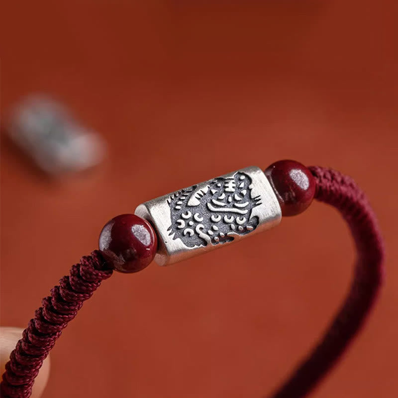 Bracelet de protection du zodiaque chinois en argent sterling 925