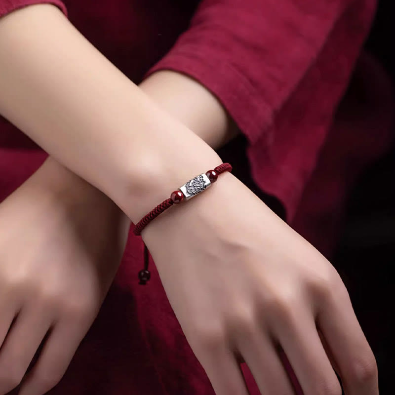 Bracelet de protection du zodiaque chinois en argent sterling 925