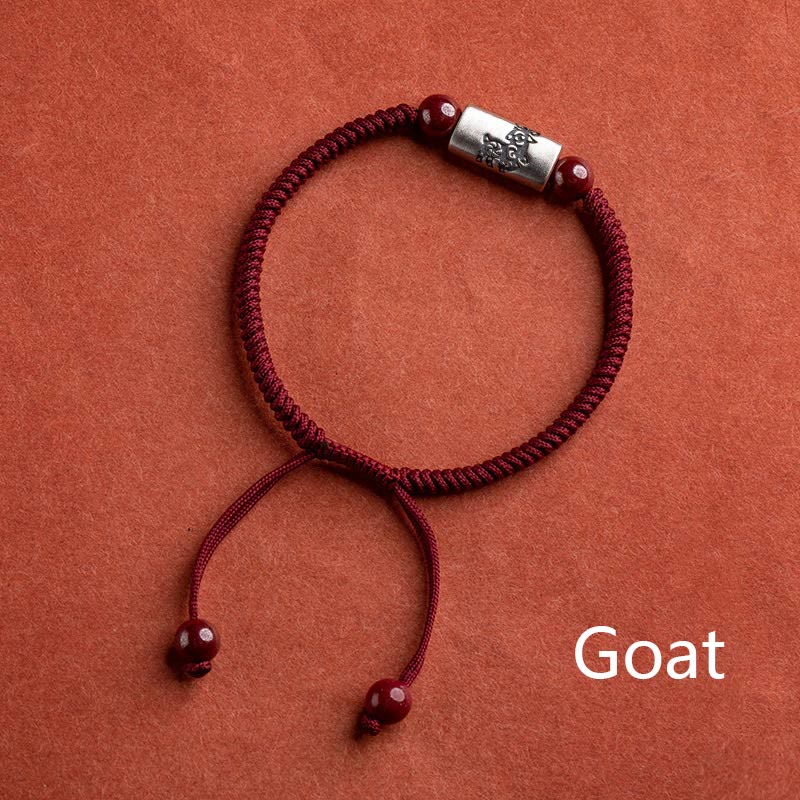 Bracelet de protection du zodiaque chinois en argent sterling 925