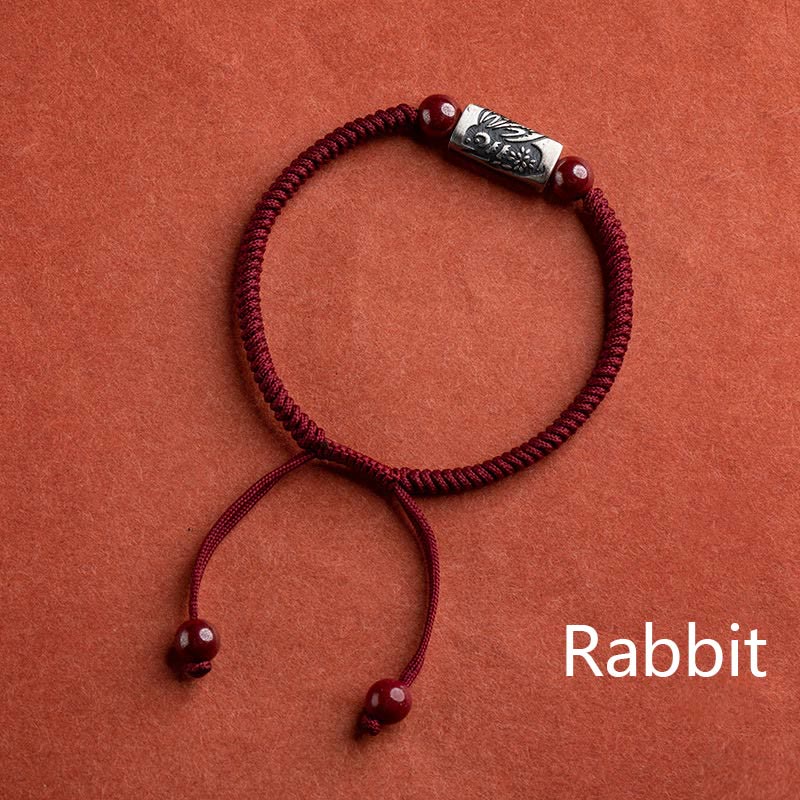 Bracelet de protection du zodiaque chinois en argent sterling 925