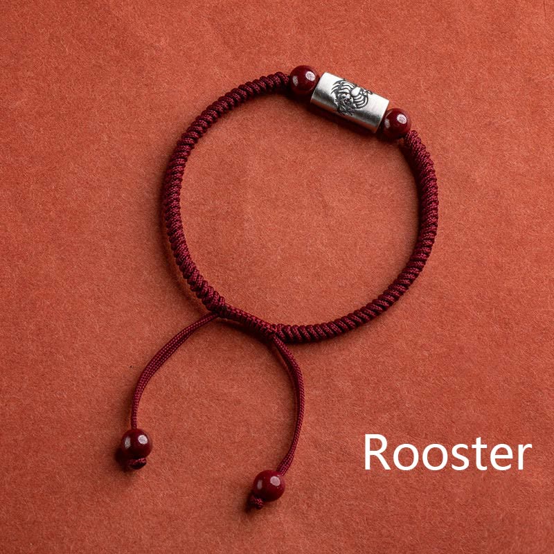 Bracelet de protection du zodiaque chinois en argent sterling 925