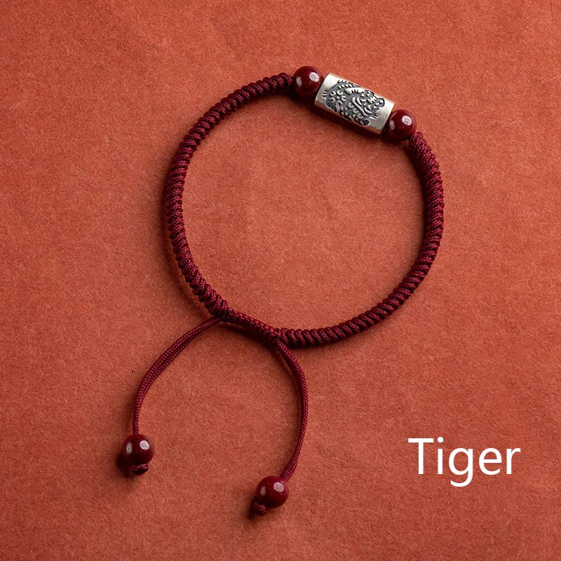 Bracelet de protection du zodiaque chinois en argent sterling 925