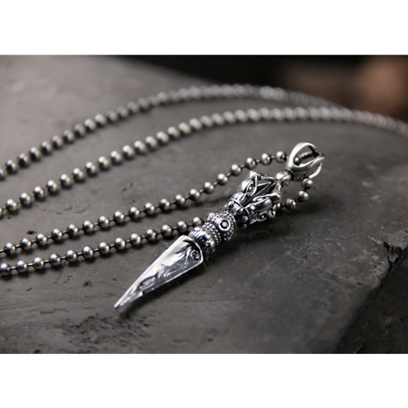 Collier Dorje Vajra en argent sterling 925 | Illumination spirituelle