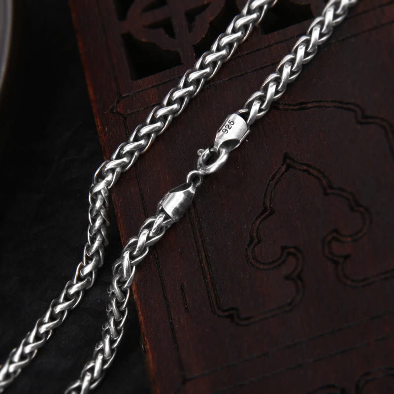Collier Double Dorje Vajra en argent sterling 925, force spirituelle