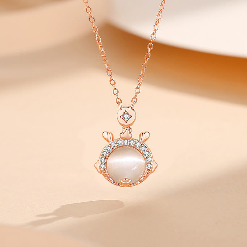 Bracelet de protection œil de chat dragon en argent sterling 925