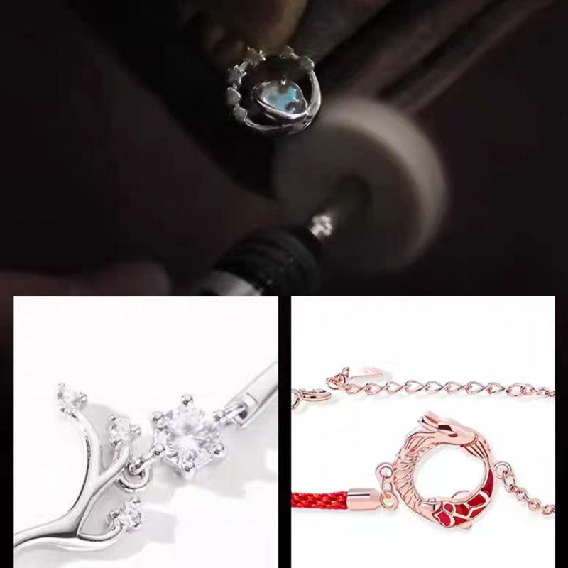 Bracelet de protection porte-bonheur en argent sterling 925 avec motif dragon et poisson koï