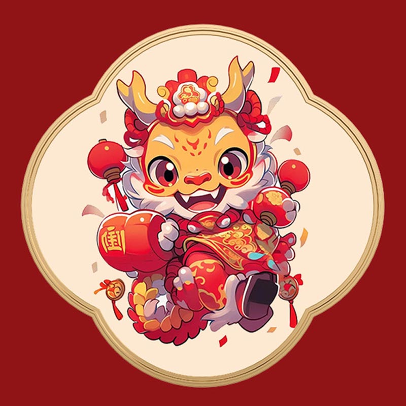 Collier dragon en argent sterling 925 avec zircon rouge pour la chance