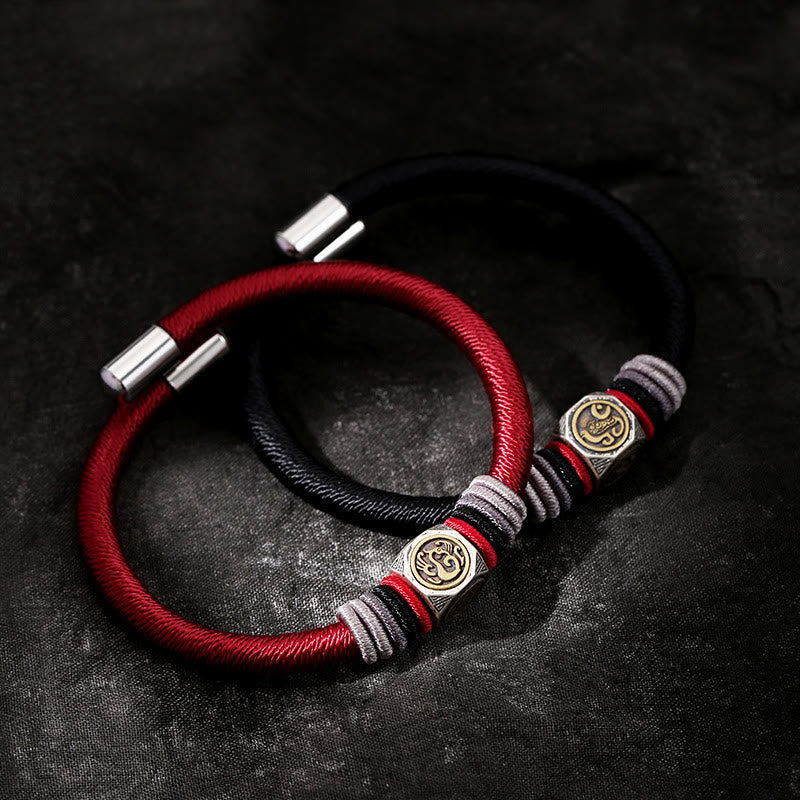 Bracelet King Kong Knot Faith Strength en argent sterling 925