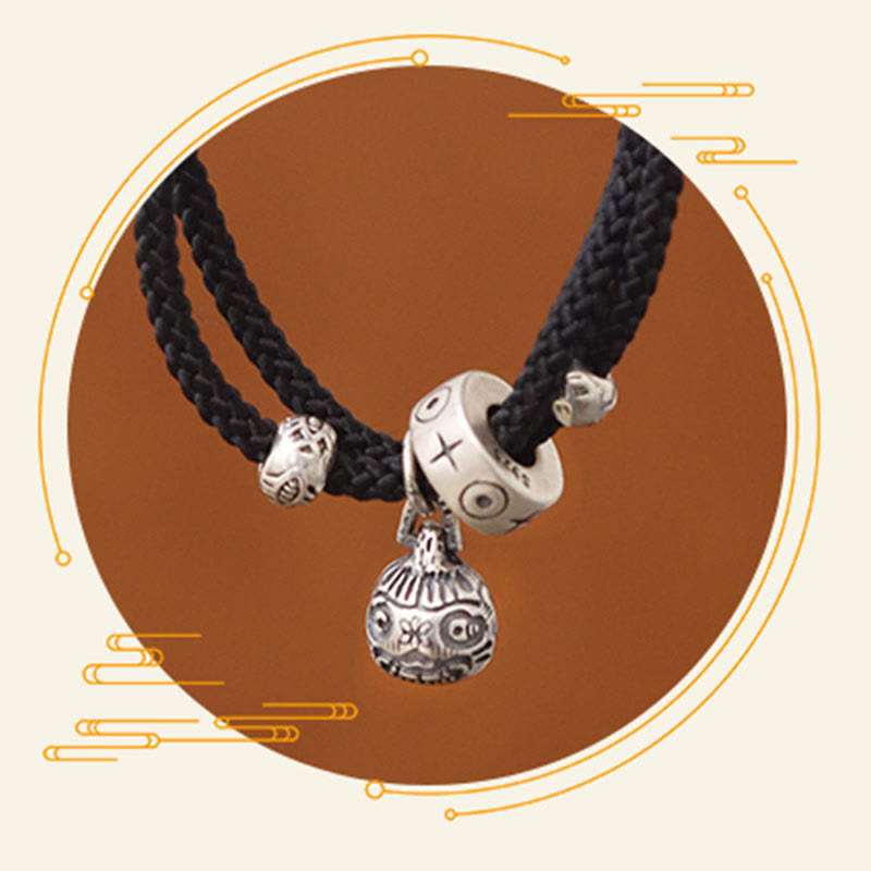 Bracelet poisson koï en argent sterling 925 pour la prospérité et la chance