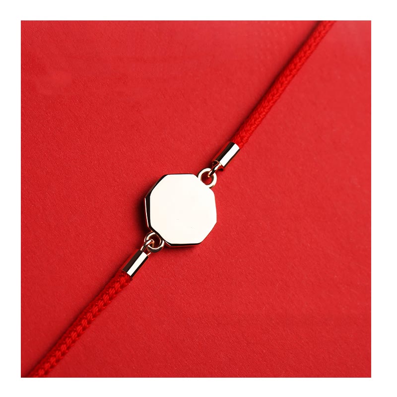 Bracelet porte-bonheur en argent sterling 925 avec motif poisson koï et changement de couleur