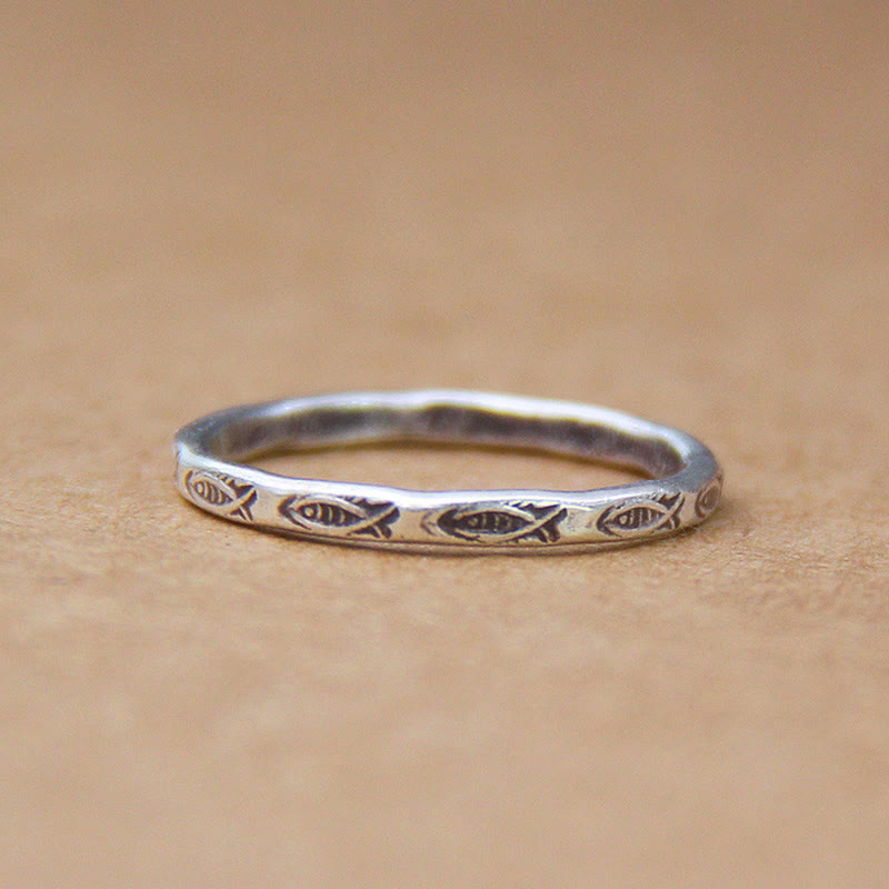 Bague poisson koï en argent sterling 925 pour la chance et la richesse