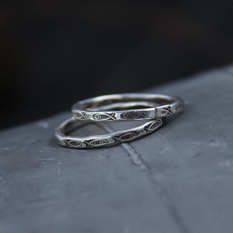 Bague poisson koï en argent sterling 925 pour la chance et la richesse