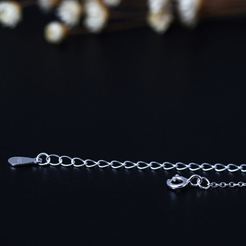 Collier Lotus en argent sterling 925 et lazurite pour prendre soin de soi