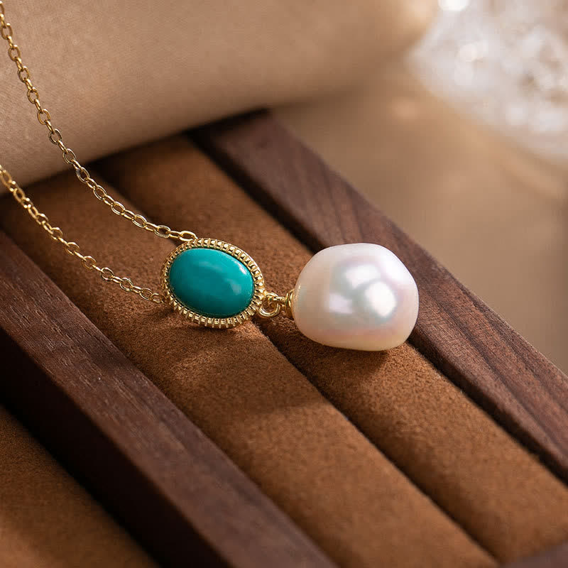 Ensemble de bijoux de guérison en argent sterling 925 et perles turquoise