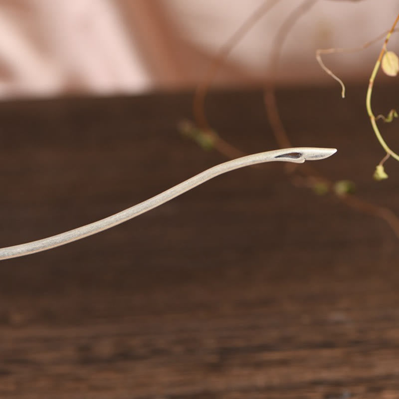 Épingle à cheveux Phénix en argent sterling 925 | Symbole de protection