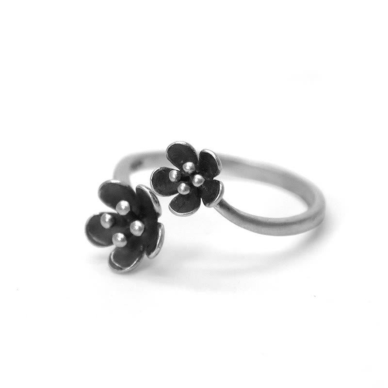 Bague Fleur Spirituelle en Argent Sterling 925