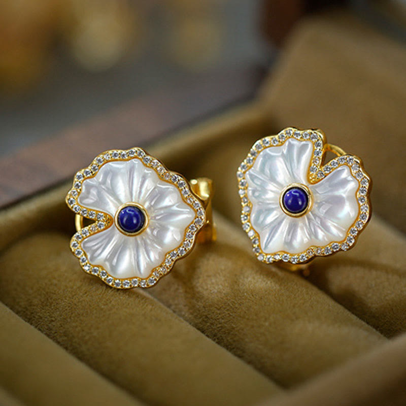 Collier spirituel en argent sterling 925 avec agate rouge Tridacna et lazurite