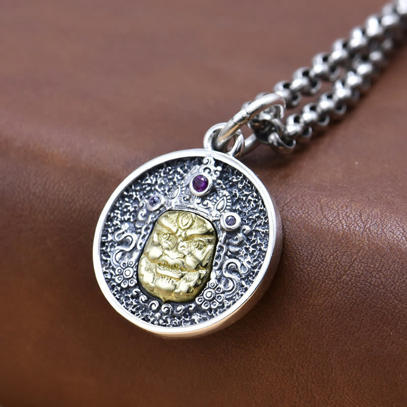 Collier spirituel de la déesse Zakiram en argent sterling 925