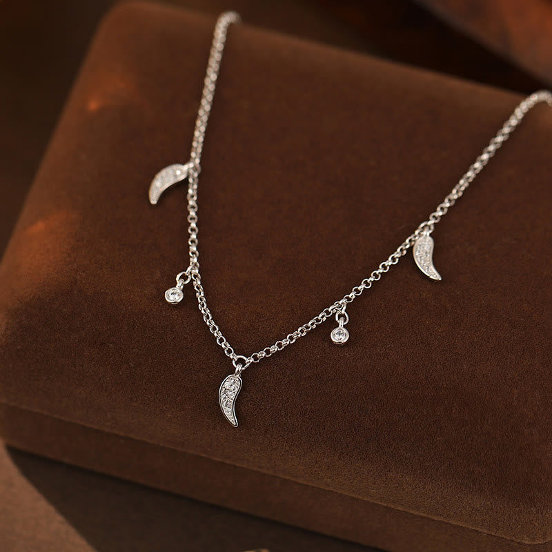 Breloque de cheville spirituelle en argent sterling 925 et zircon