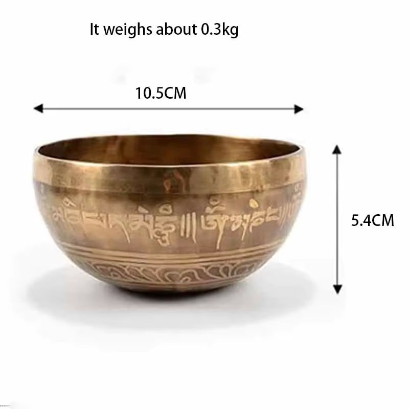 Handmade Nepal Singing Bowl Meditation Yoga Accessories Buddhist Tibetan Singing Bowls Sound Healing Percussion Instruments