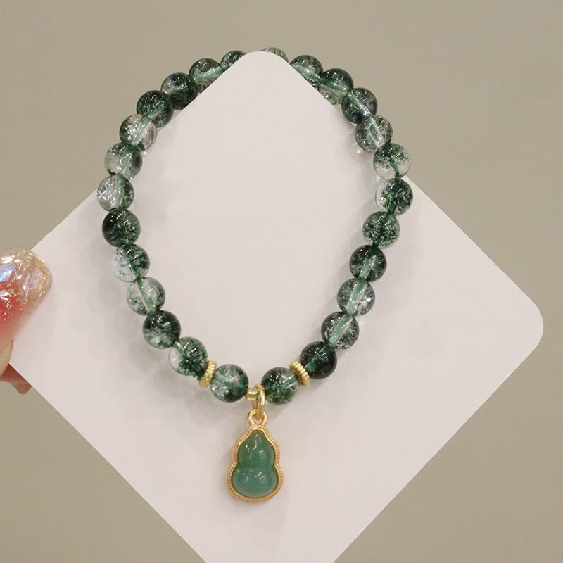 6.5mm Green Phantom Confidence Spiritual Bracelet