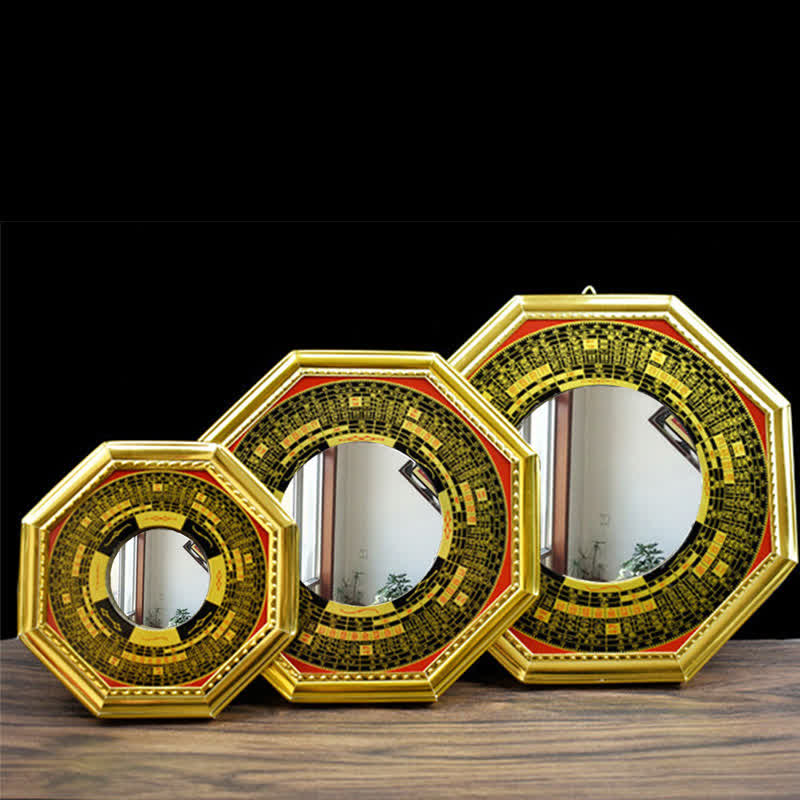 Bagua Map Wall Art 21cm Feng Shui Energy Balance Mirror
