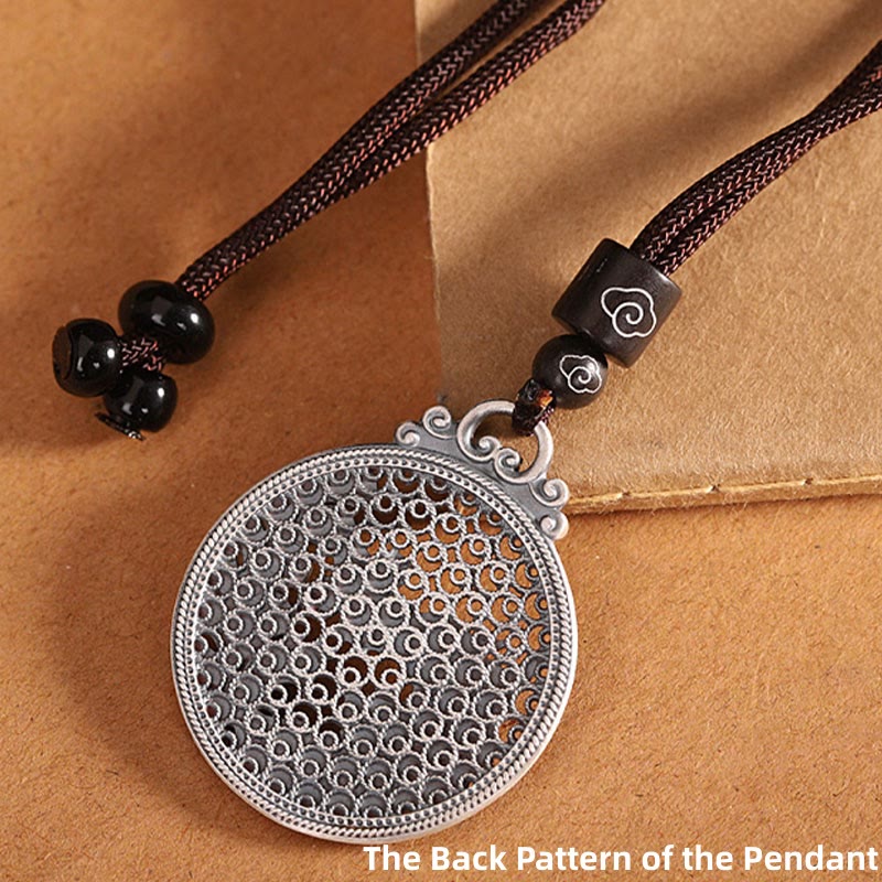 Collier Phénix en argent sterling 990 | Porte-bonheur et protection