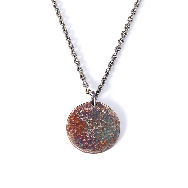 Collier Yin Yang Eau et Feu Équilibre en Argent Sterling 990