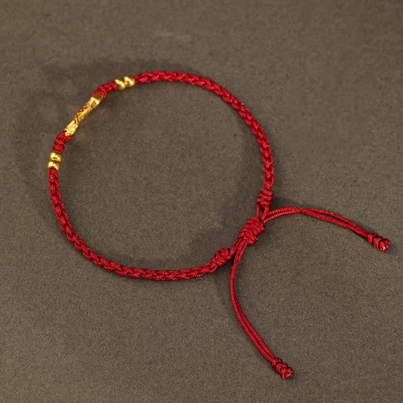 Bracelet serpent éternel en or 999 avec nœud sans fin