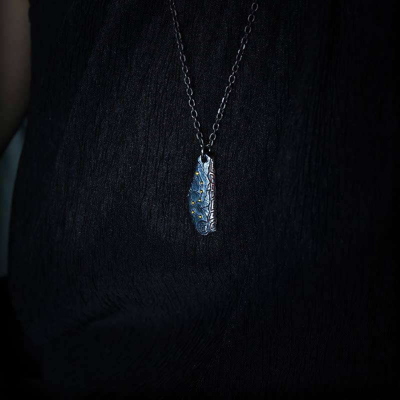 Collier spirituel en argent sterling 999, symbole de la Grande Ourse, pour l'équilibre