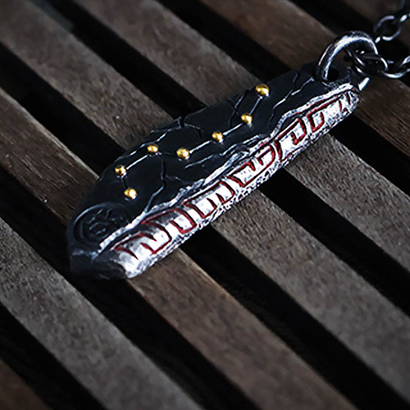 Collier spirituel en argent sterling 999, symbole de la Grande Ourse, pour l'équilibre