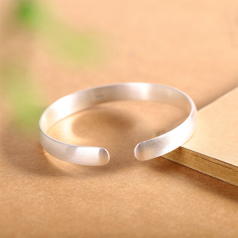 Bracelet manchette porte-bonheur en argent sterling 999, motif poisson koï, réglable