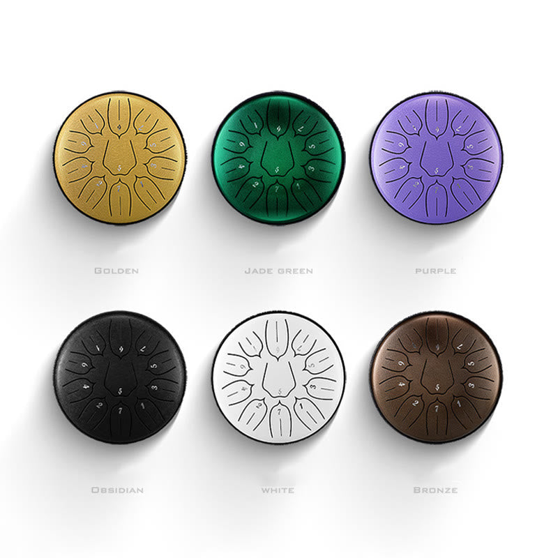 Kit de méditation Lotus de 6 pouces à 11 notes en acier