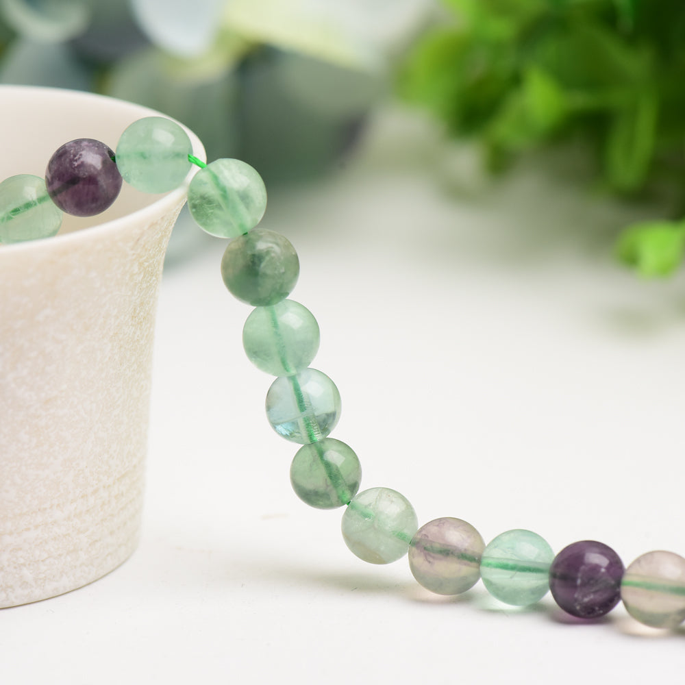8mm Mixed Crystal Healing Beads String for Jewelry