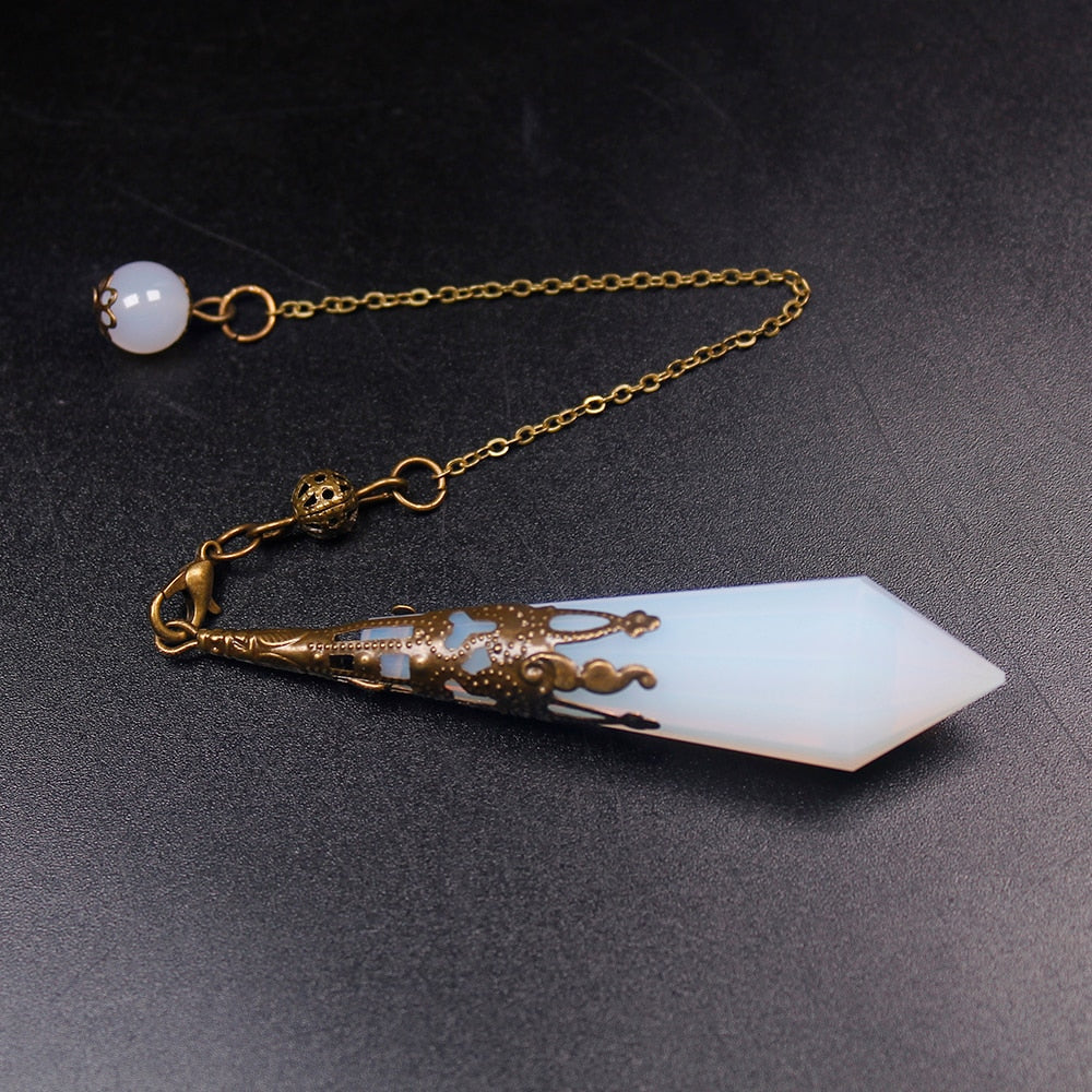 Opal Crystal Pendulum for Positive Change