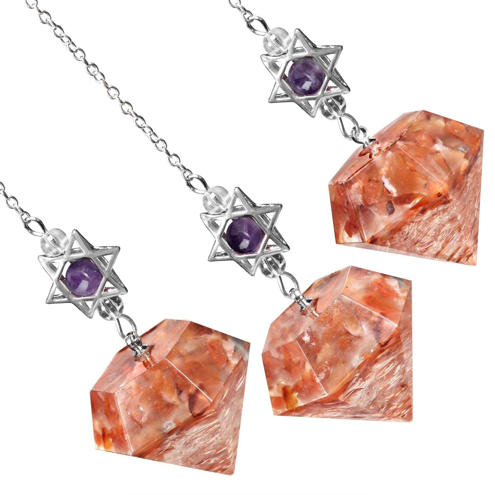 Carnelian Crystal Pendulum for Inner Guidance