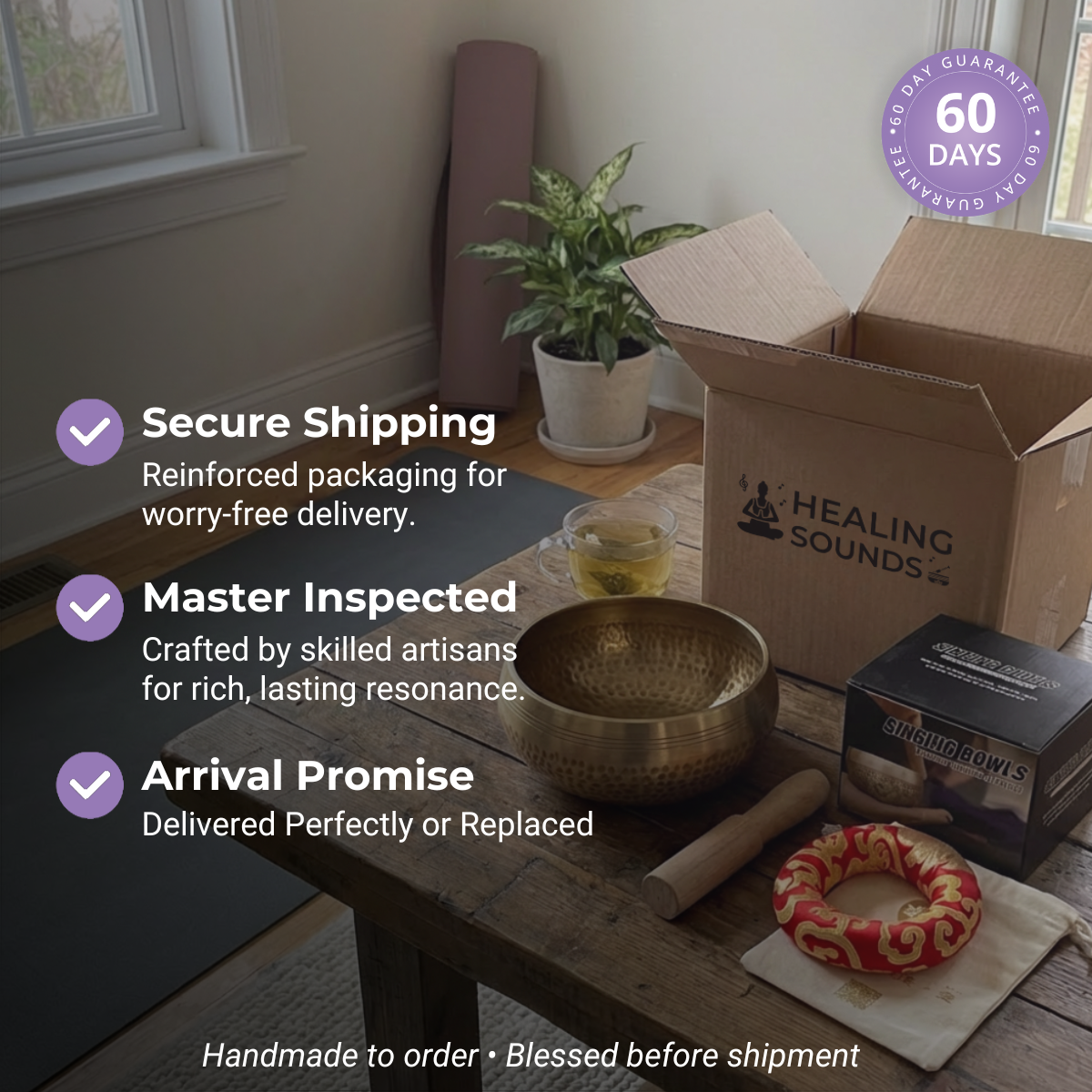 Bol bouddhiste tibétain pour la méditation et la relaxation sonore