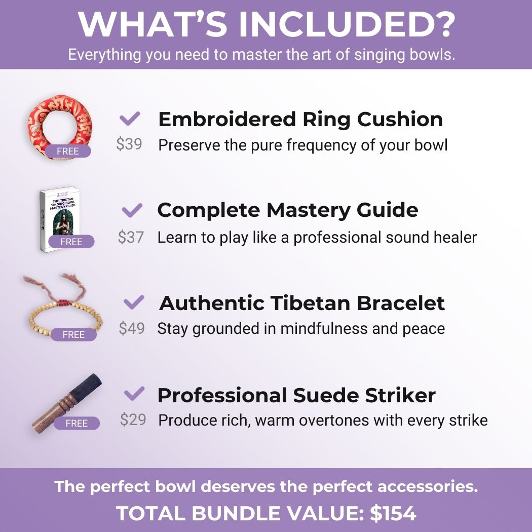 Bol bouddhiste tibétain pour la méditation et la relaxation sonore