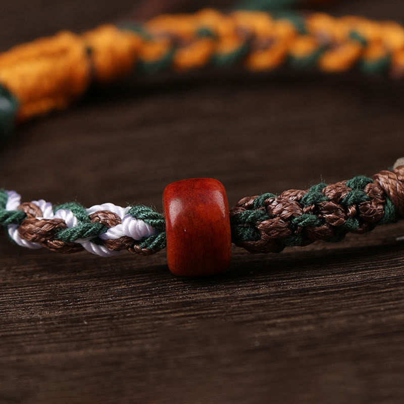 Tibetan Silver Camel Bone Protection Bracelet 6mm