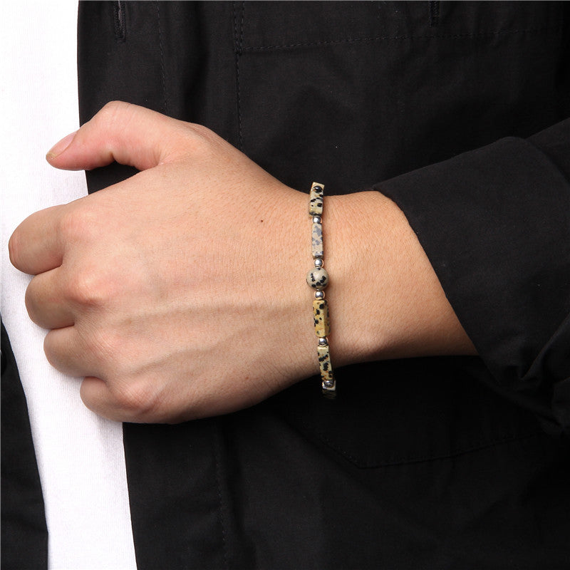 Bracelet en cristal d'améthyste naturel pour l'équilibre spirituel et la guérison