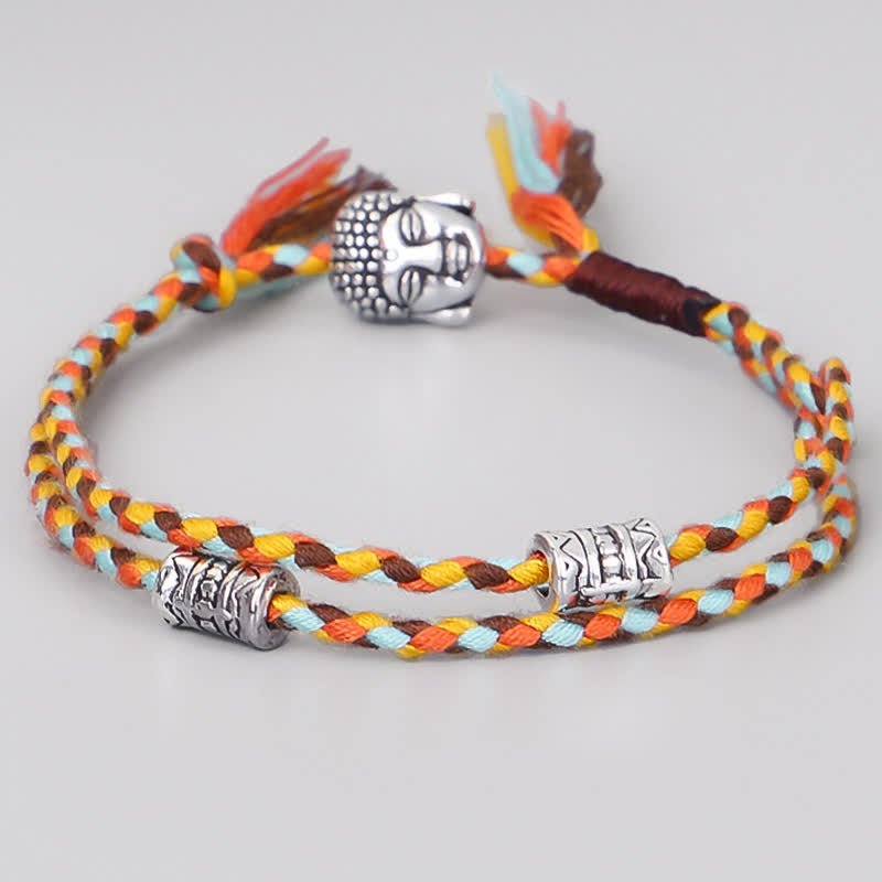 Unisex Buddha Serenity String Bracelet for Good Luck