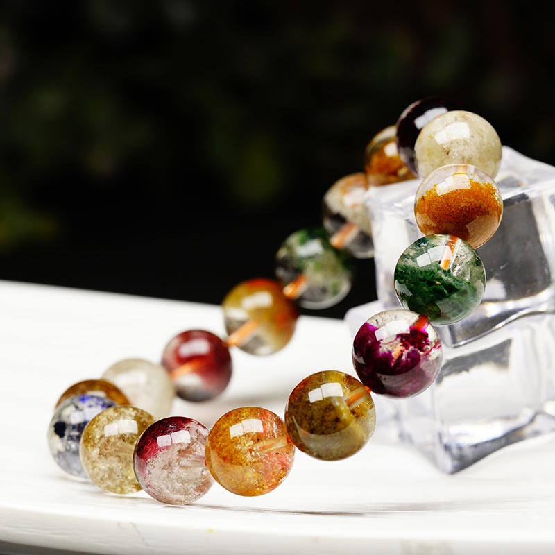 8mm Various Gemstone Spiritual Bracelet for Healing & Love