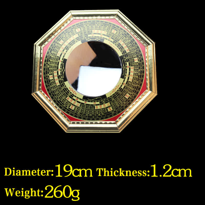 Feng Shui Bagua Map Mirror for Balance & Harmony | Wall Art
